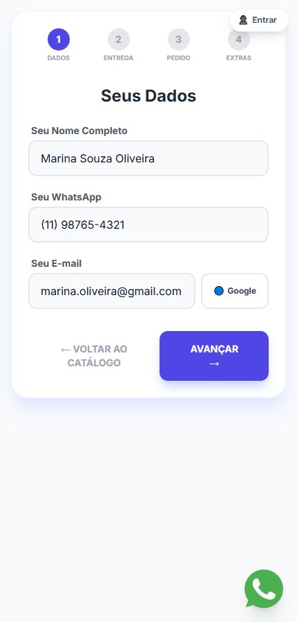 Formulário do cliente - passo 1, dados